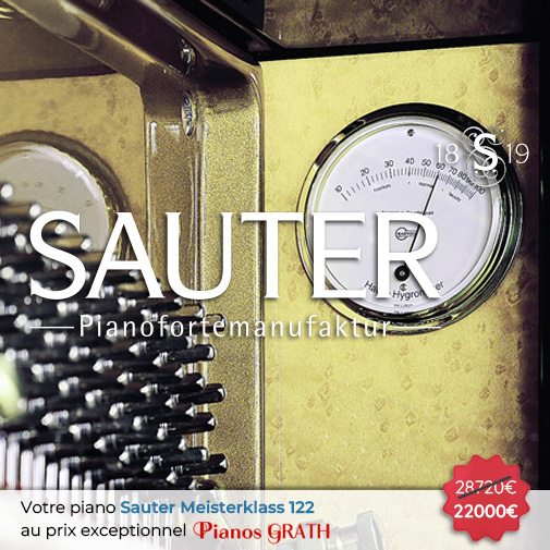 Carousel Piano Sauter Meisterklass 122 neuf