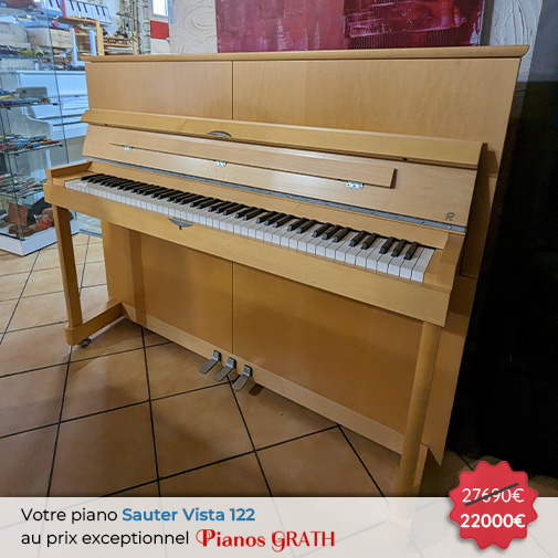 Carousel Piano Sauter Vista 122 neuf