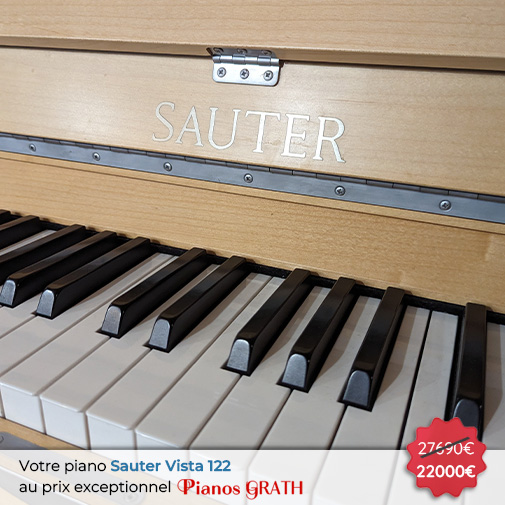 Carousel Piano Sauter Vista 122 neuf