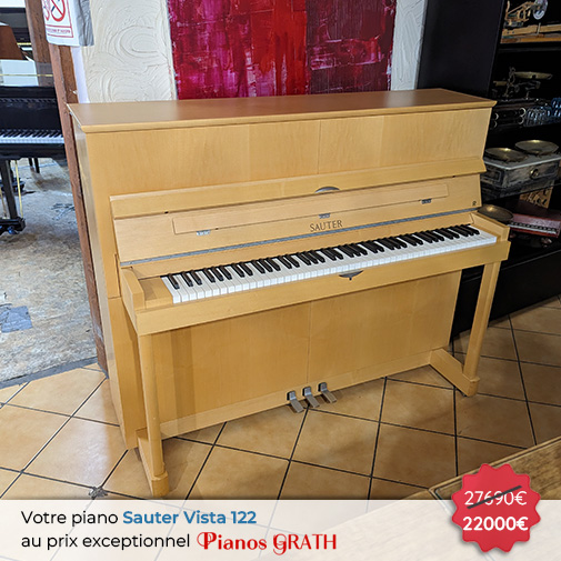 Carousel Piano Sauter Vista 122 neuf