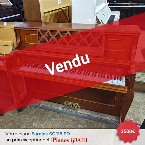 Carousel Piano Samick SC 118 FD occasion